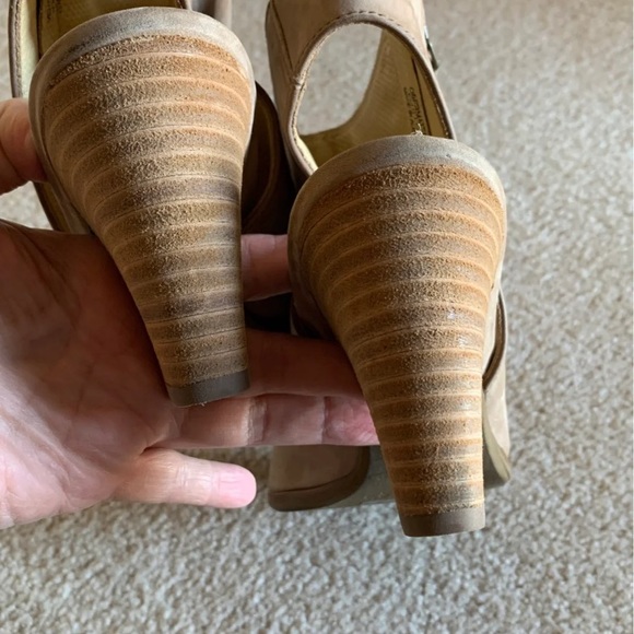 Paul Green open toe beige booties - Picture 7 of 9